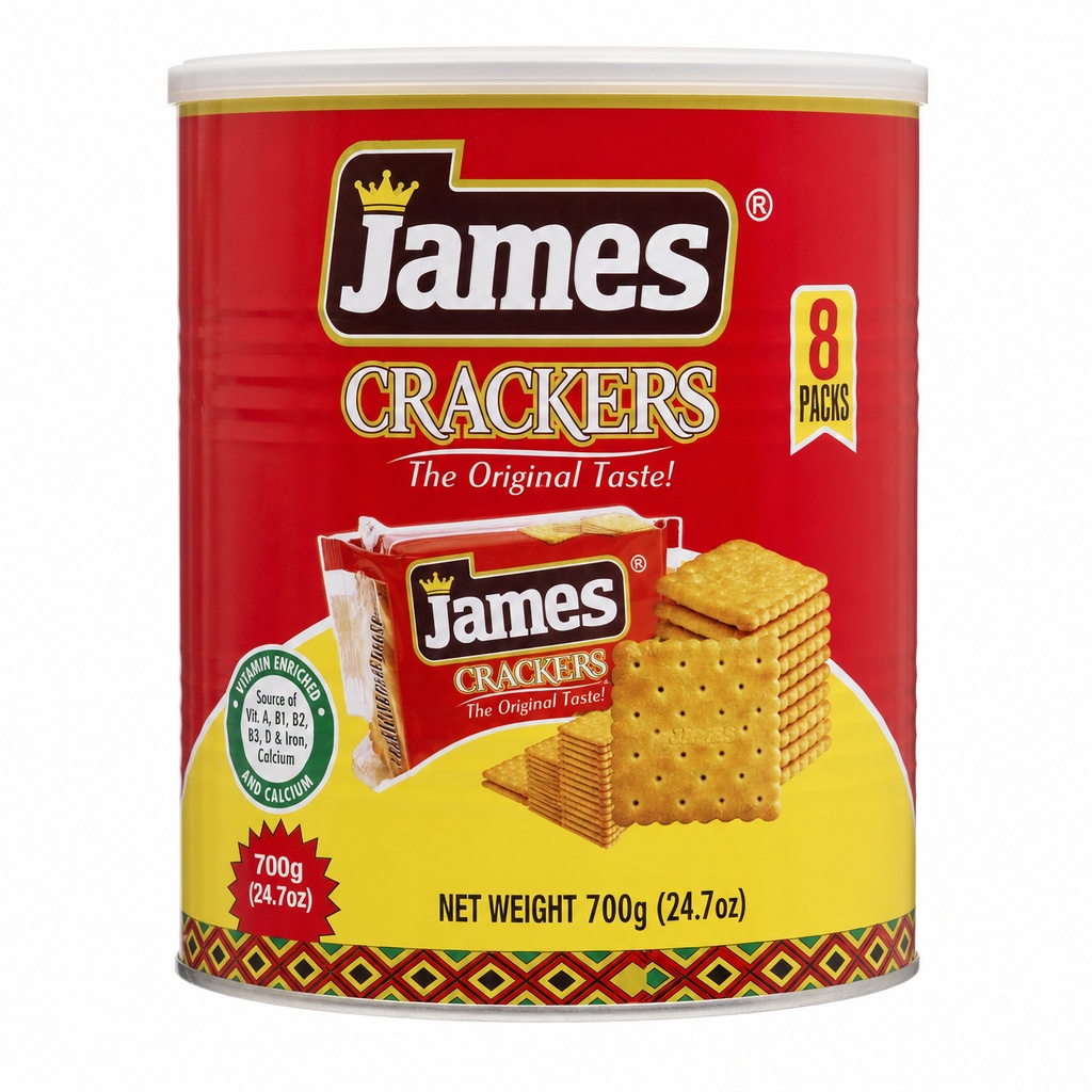 James Crackers 700g x8 (Can)