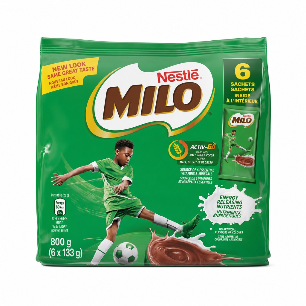 Milo 800g x6 (Sachet)