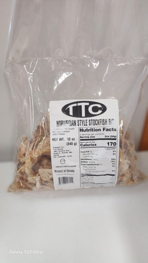TTC Norwegian Style Stockfish 12Oz