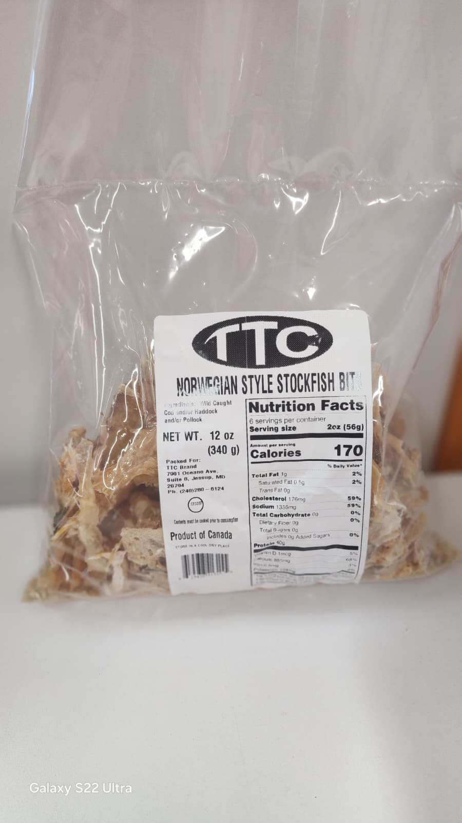 TTC Norwegian Style Stockfish 12Oz
