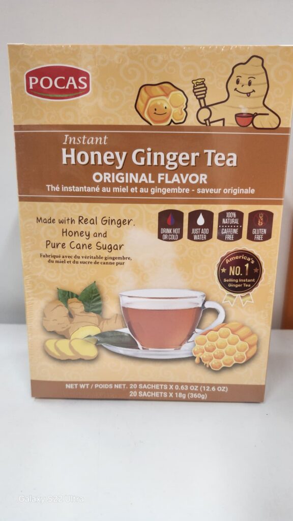 Pocas Instant Honey Ginger Tea 18G
